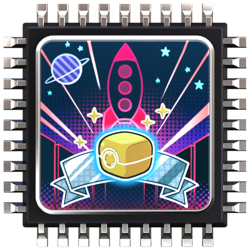 Icône de Conquête de l'espace disque