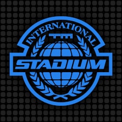 Icône de Stadium bleu terminé